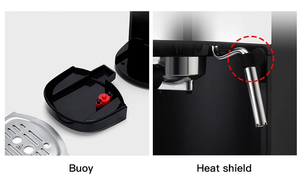 Gevi Espresso Machine 20 Bar Fast Heating Coffee Maker with Foaming