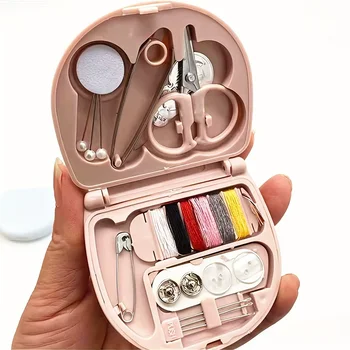 Portable Pink Sewing Kit 1