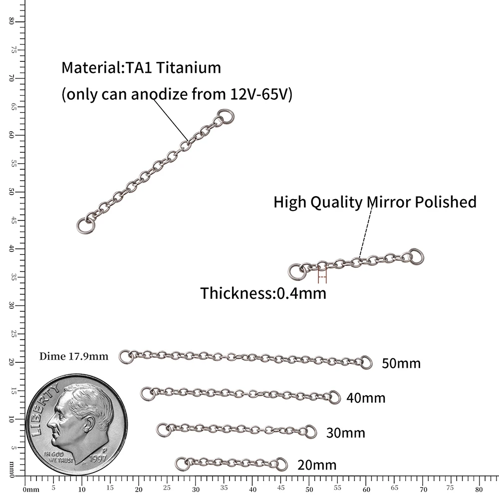 ͵  ŬĿ  ׷ TA1 ƼŸ Ŀ ü, 0.4mm β 20/30/mm  12  65 v ػȭó