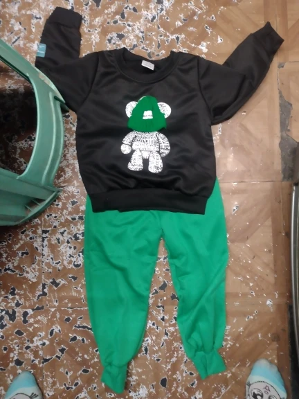Children Loungewear Suits for Boys Girls Autumn Tracksuit Junior Kids Pullover & Pants 2 Pcs Sets Baby Bear Clothing Set 2-14Y