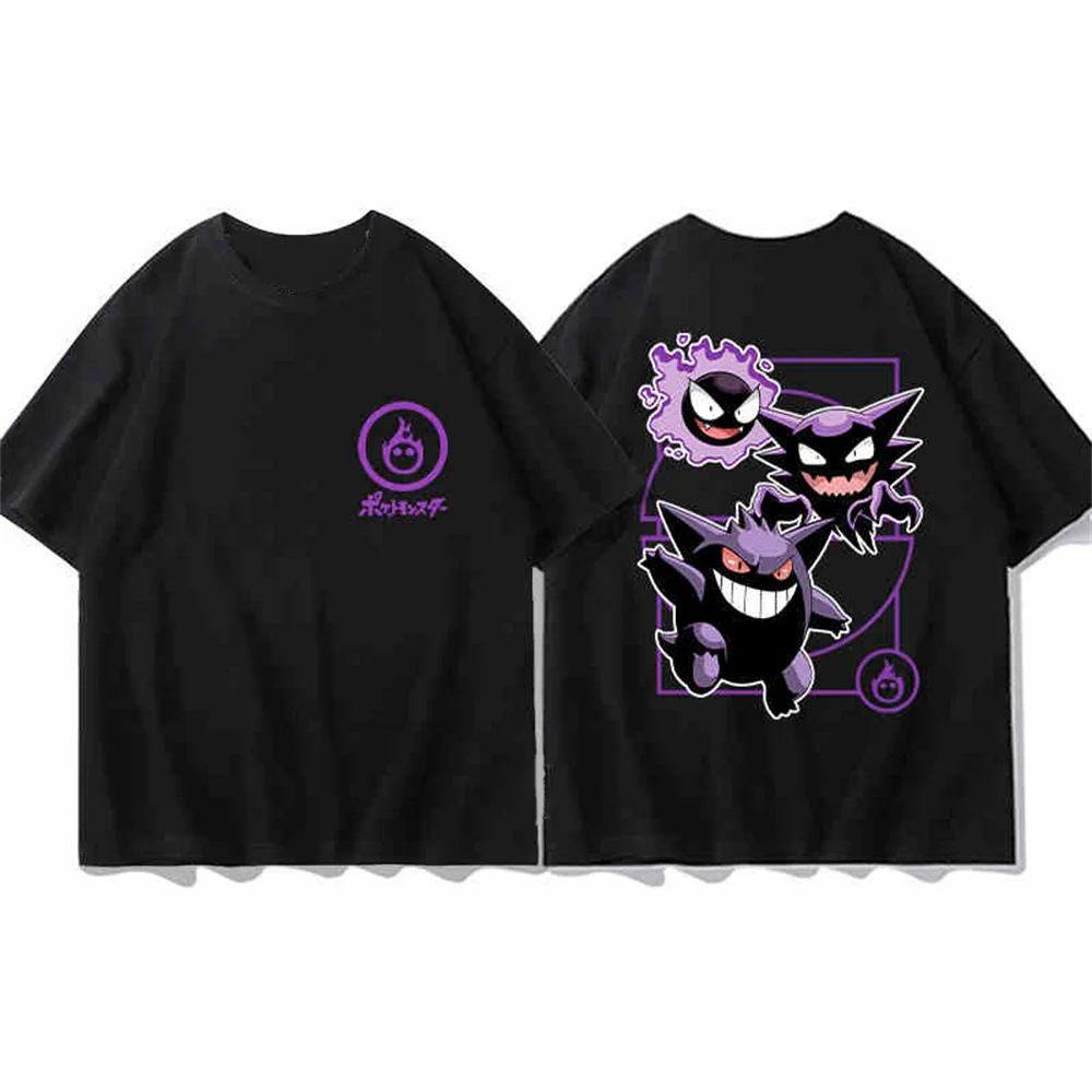 MINISO Pokémon Women's Tops Pokemon cotton Print T Shirt Trendy Summer Casual Short Sleeve Pikachu Cute Daily Clothing Tees New 6