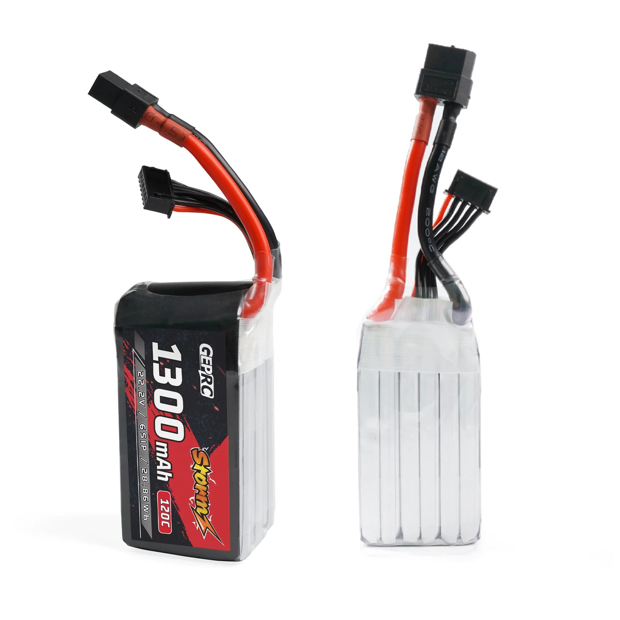 GEPRC Storm 6S 1300mAh 120C Lipo Battery 1PCS XT60 for FPV Drone