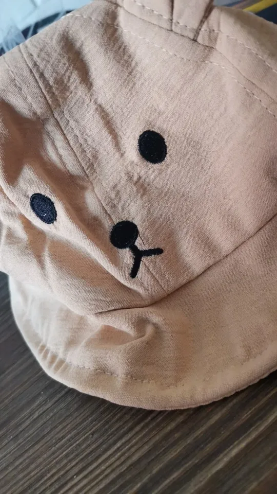 Cute Bear Baby Bucket Hat photo review