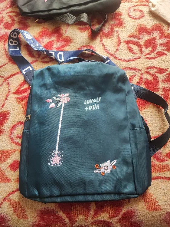 Sac à Dos Antivol Femme Oxford Bleu - Lovely