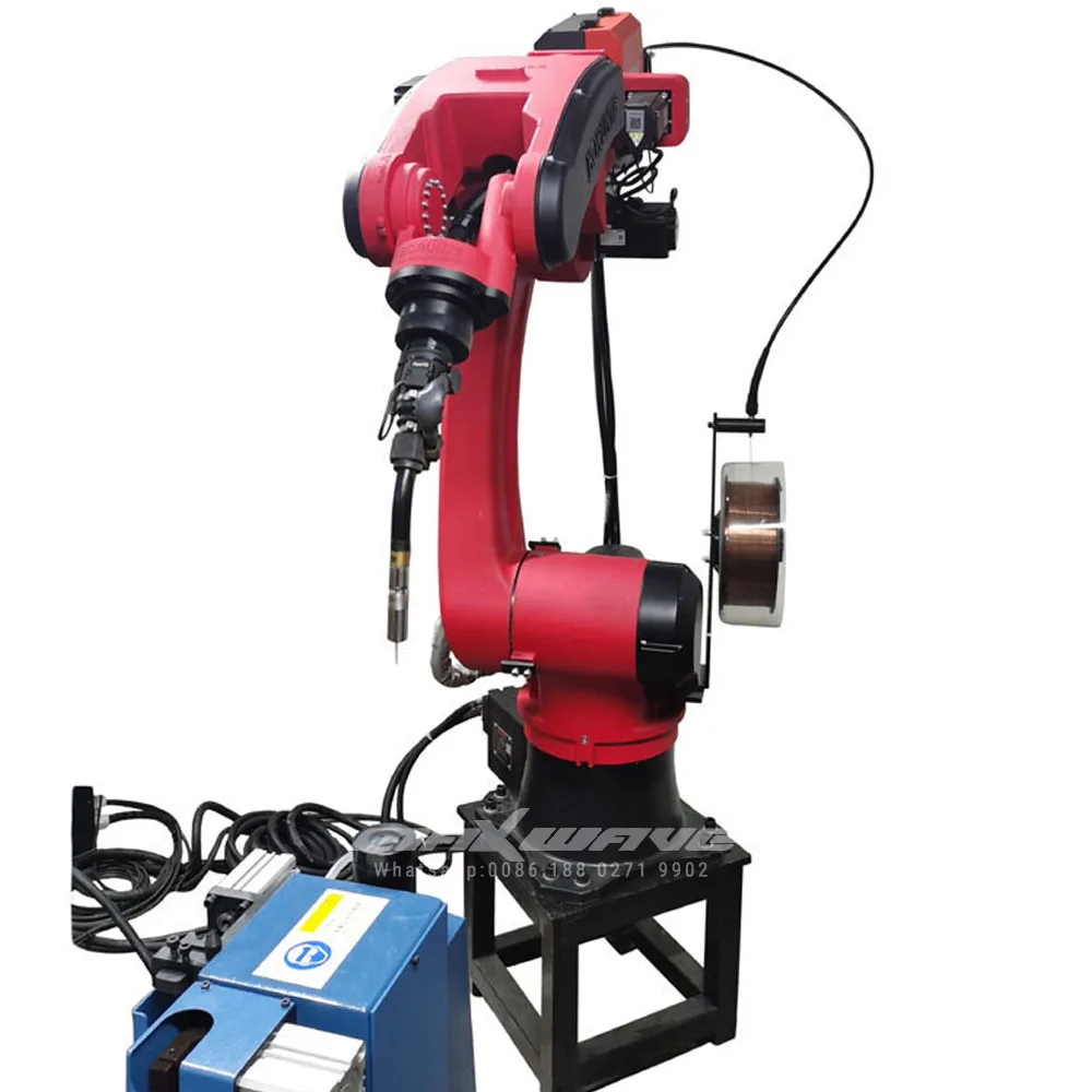 1000W 1500W 2000W Automatic 6 Axis Robot Arm Fiber Laser Robotic Welding Machine For Corner Welding
