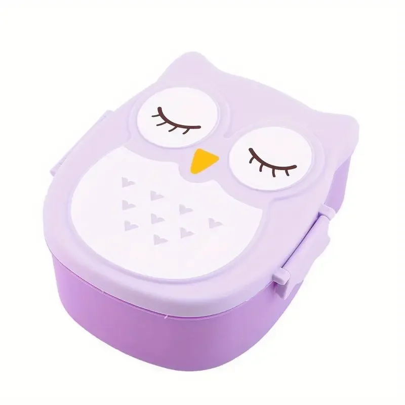 Charming Owl Design Portable Lunch Box - Perfect