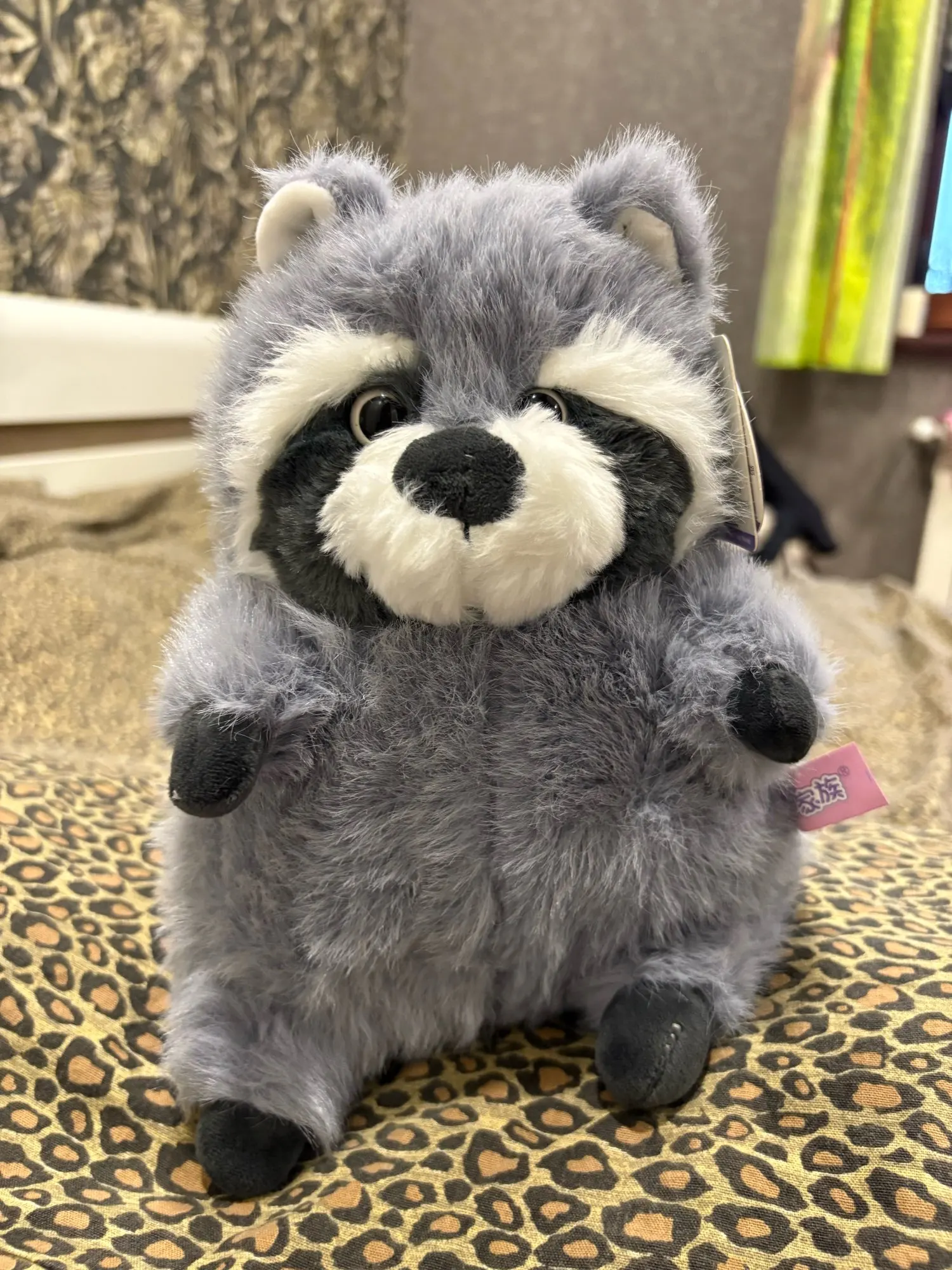Gray Raccoon Plush Toy Pillow photo review