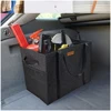 Grocery Bag Felt Tote Shopping Bag Large Reusable Tool Storage Bag Collapsible Utility Tote Handbag for Picnic Beach Pool Travel 1