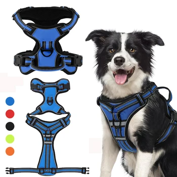Adjustable Reflective Dog Harness For All Sizes 1
