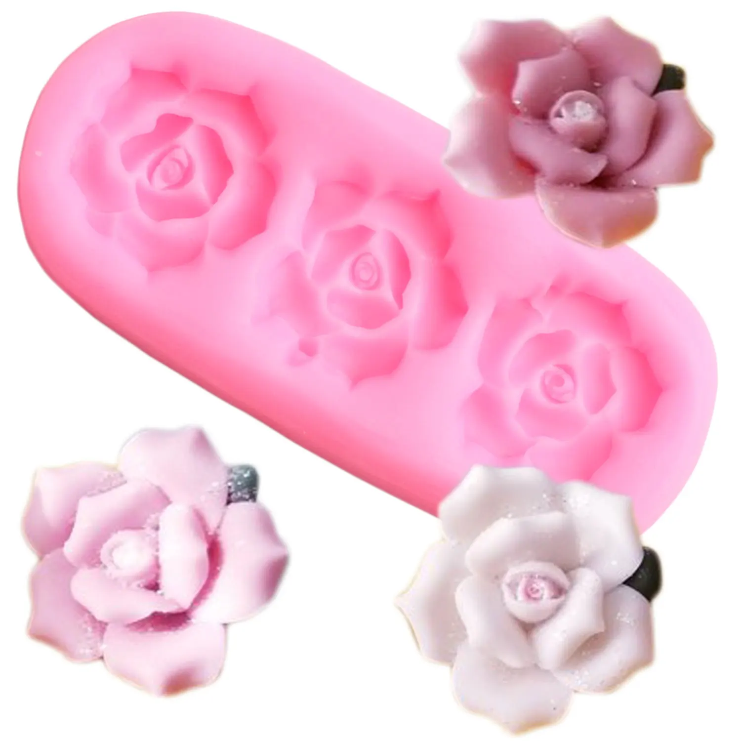 Sijiangmold Rose Wreath Flower Bouquet Leaves Fondant Molds Hibiscus Flower  Candy Mold For Wedding Cake Decorating Cupcake Topper Candy Chocolate Gum  Paste Polymer Clay Set Of 4 - Yahoo Shopping