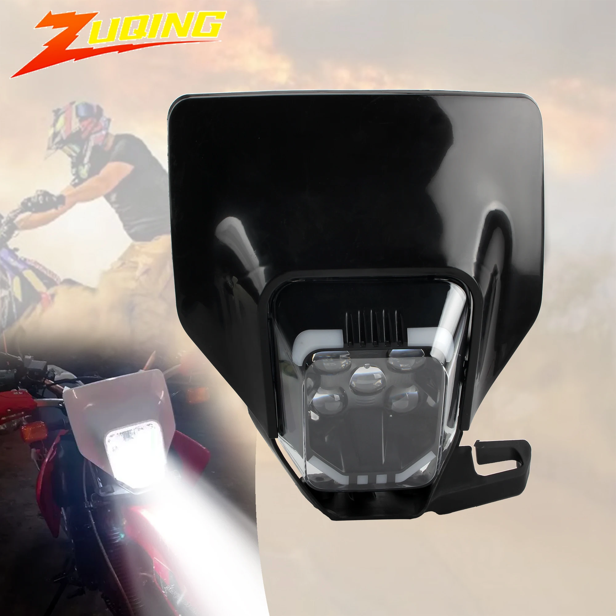 Plaque Phare Avant Moto LED Pour 701 TE 250 300 450 FC FE TC 125 300i - Projecteur Puissant Et Robuste