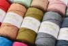 3mm Cotton Braid Cord Macrame Rope 100meters Cored cotton rope Macrame Bag Making Knotting Bracelet Keyring cord 4