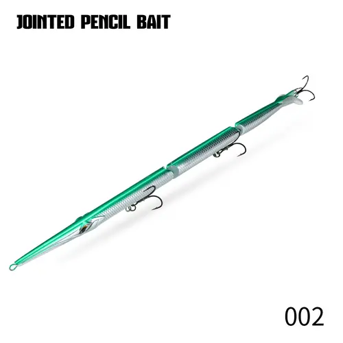 Hunthouse Jointed Pencil Bait 3 Section Fishing Lure 180mm/22g 255mm/30.6g Needle Sinking Swimbait For Bluefish Seabass Tackle - Image 14