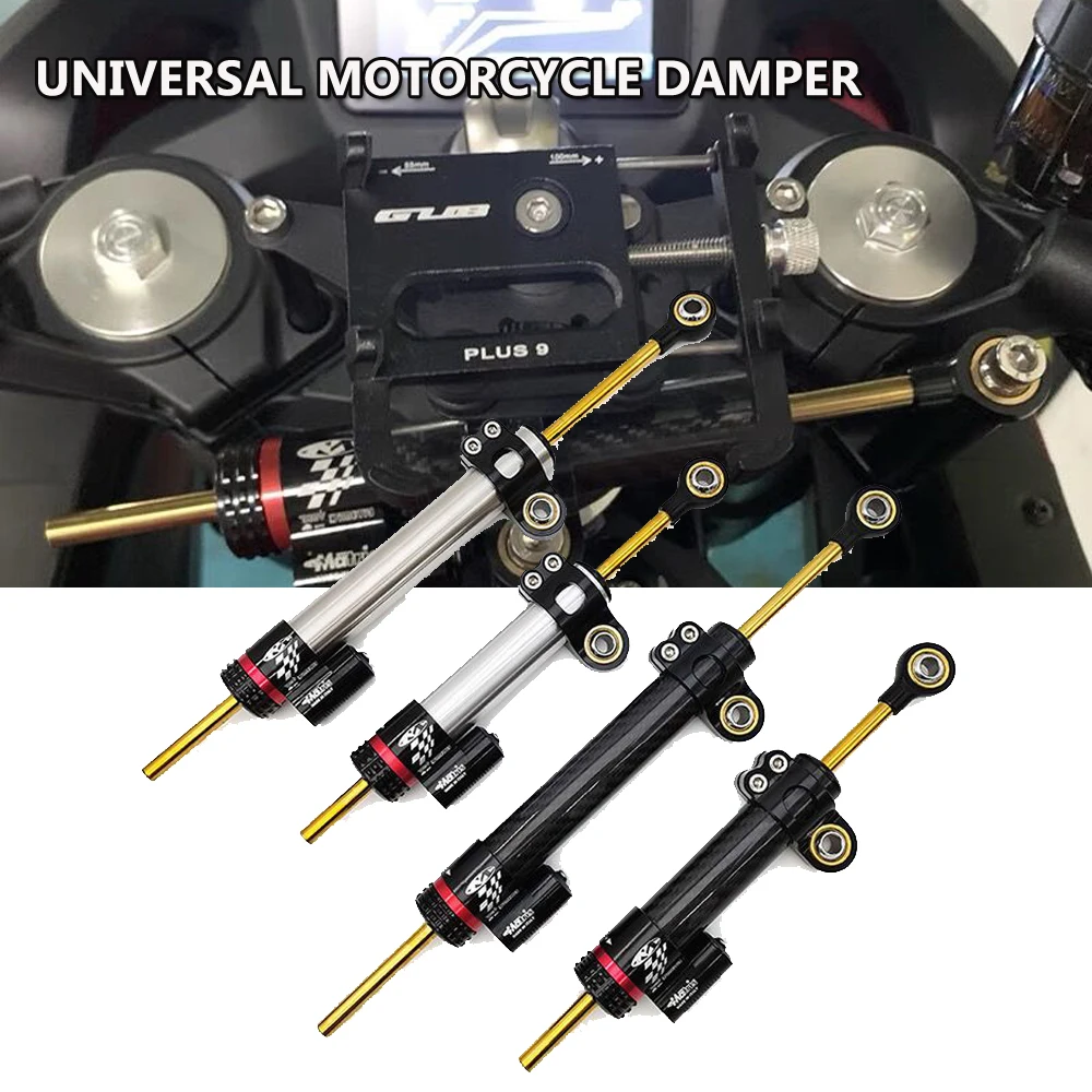 

Motorcycle Steering Stabilizer Oil Damper 345mm 255mm Universal For YAMAHA MT10 MT-07 MT09 ZX6R YZF R6 CBR650R CB1000R