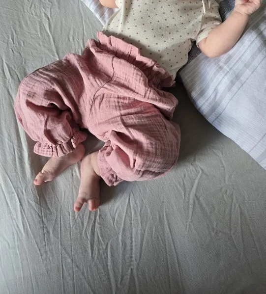 Baby Pants Organic Cotton Muslin Soft Comfort for Newborn & Toddlers photo review