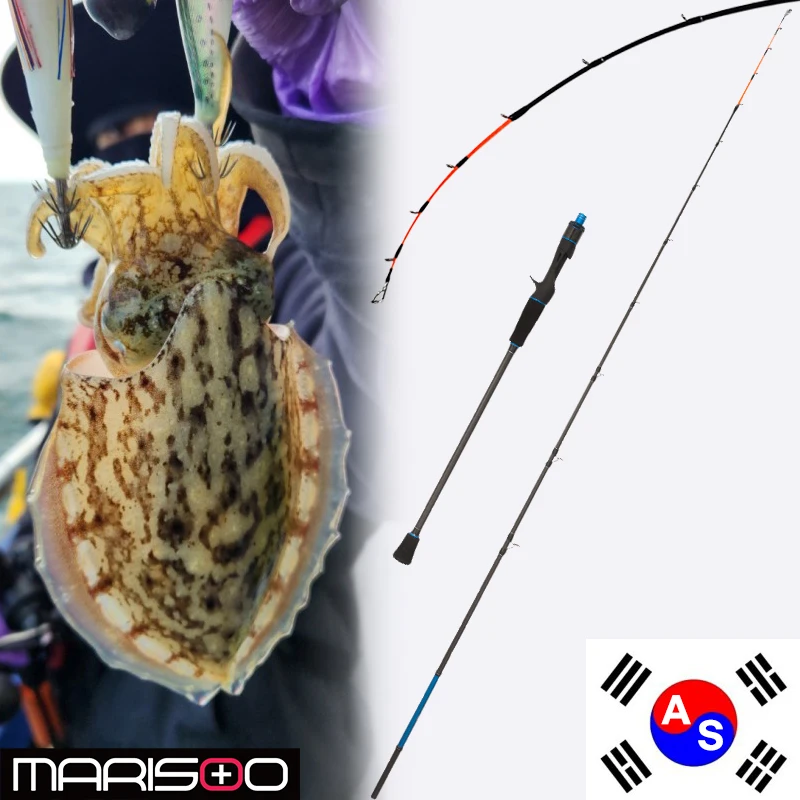 Pesca Barca Canne Da Pesca Acqua Salata Seppie Calamari Polpo Webfoot Rod Drop Shot Esche Carbonio 2 Pezzi Casting 175M