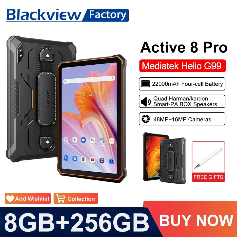 Blackview Active 8 Pro タブレット 本体 Amazon.co.jp: 【2024 NEW Blackview Active 8 Pro】Android 13 防水