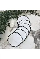 

Простые Коктейльные салфетки с кристаллами, дизайн 6 дюймов, цвет черный