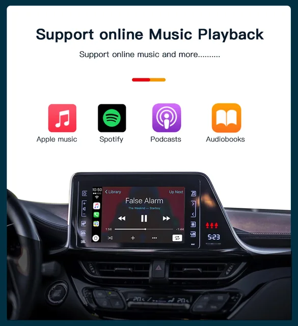 AUTOABC Apple Carplay Android Auto for Toyota Touch2 Entune 2.0 Highlander  Tundra Sienna Prius Yaris Camry CHR Module Multimedia - AliExpress