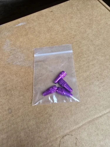 Aluminum Presta Valve Caps (4-Pack) Prevent Dust Leaks for MTB Road photo review