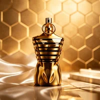 JPG Eau de Parfum 4.2 FL OZ 125ML, Flacon Classique Homme en Forme de Torse avec Rayures Dorées Luxueuses et Verre Brun Transparent, Parfum Masculin Ambré Fougère, Cadeau de Noël Recommandé 6