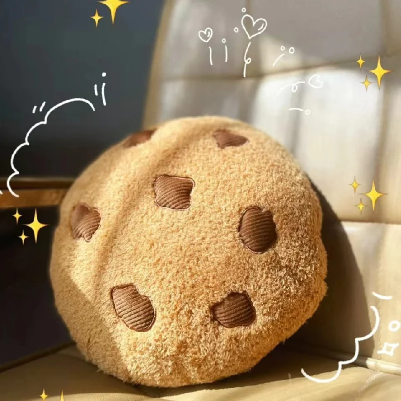 Kawaii Chocolate Chip Cookie Seat Cushion