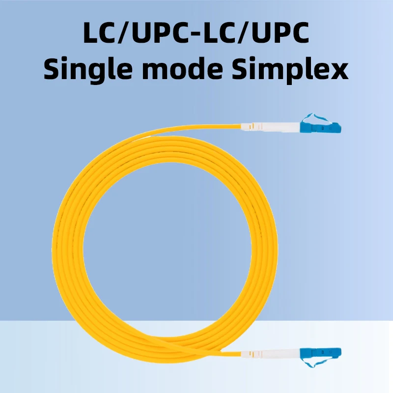 10 PCS/SET LC/UPC-LC/UPC Singlemode Simplex Fiber Optical Patch Cord Pigtail PVC G657A LSZH 9/125 2.0MM 3.0MM Fiber Jumper patch cord fc upc fc apc sm 9 125um g652 d simplex lszh 3 0mm