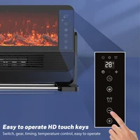 2000 Вт напольный каминный обогреватель, настенный имитация пламени, камин с дистанционным управлением, новый обогреватель, настольный обогреватель, теплый вентилятор — изображение 6