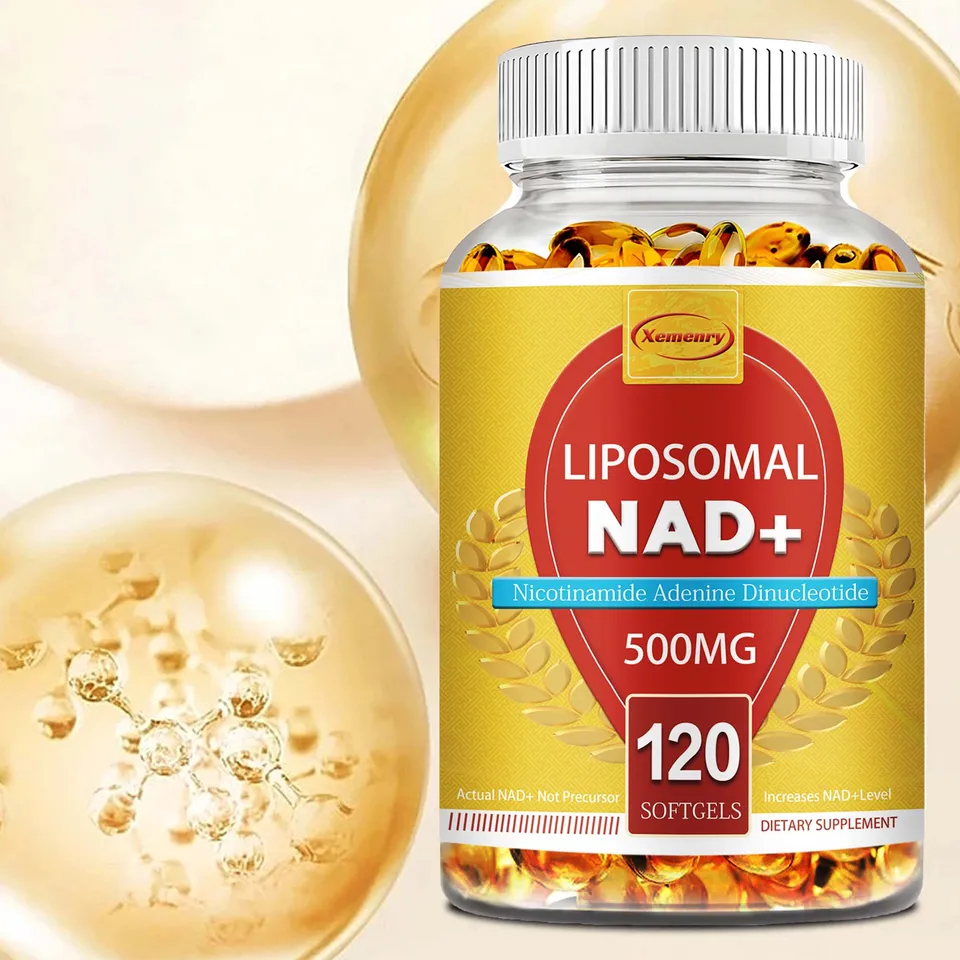 Liposomal NAD Plus Capsules for Energy and Focus