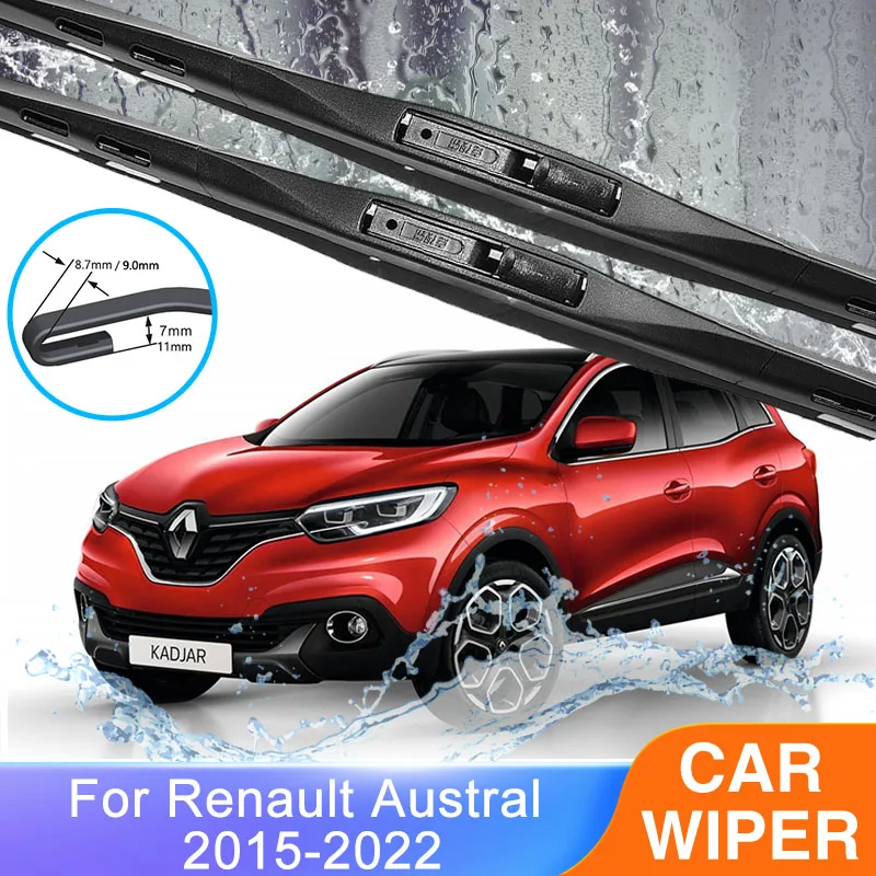 Balai D'Essuie-Glace Pour Pare-Brise ArrièRe, Accessoires De Voiture, Lave- Glace, Renault Kadjar 2015-2023, 9" ArrièRe Balais Essuie Glace Bras Voiture