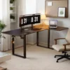 L Shaped Standing Desk, 63/71x43 Inches Electric Stand Up Desk with Dual Motor & Memory Controller, Desk with Adjustable Height 1