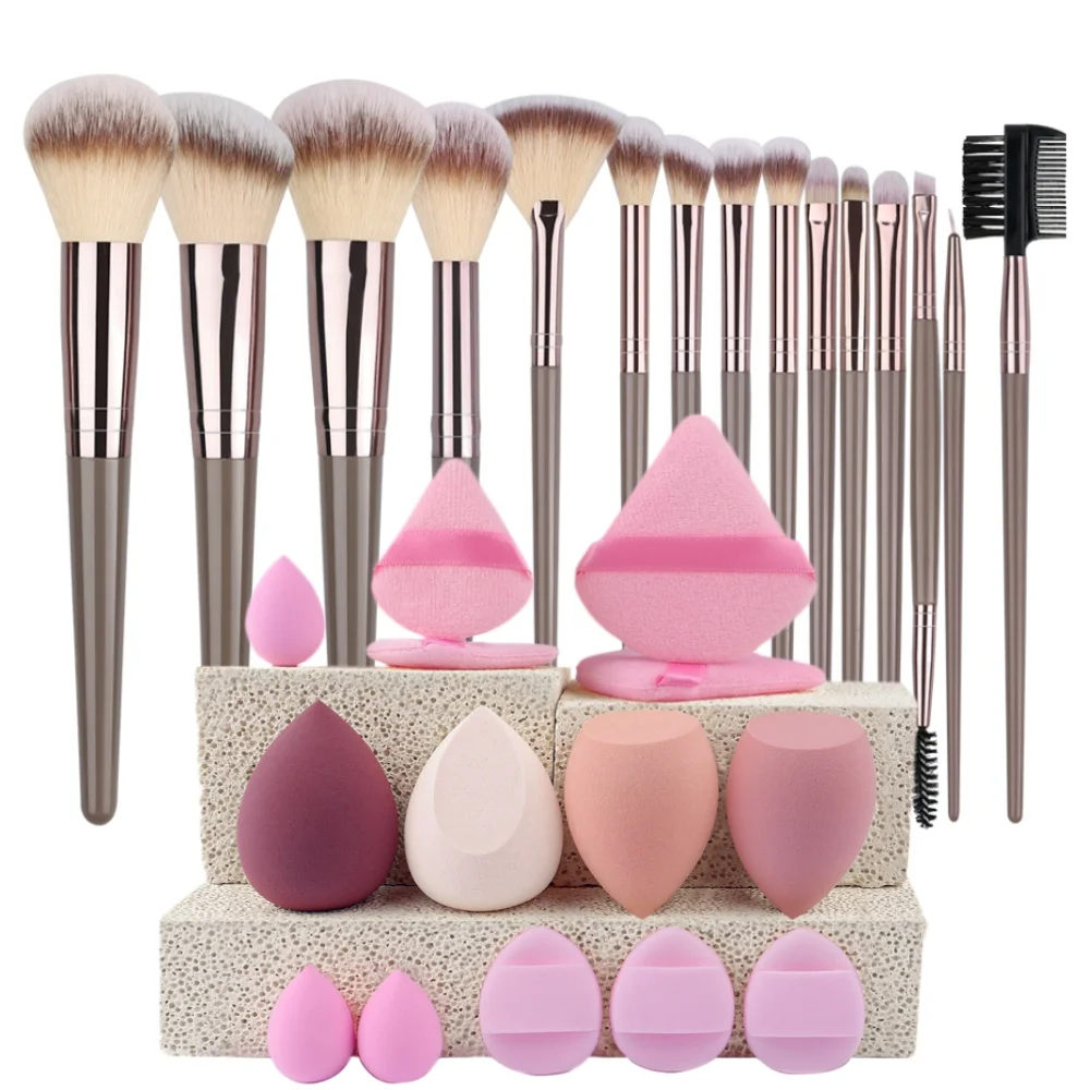 Luxury Soft Fluffy Cosmetic Brush Set for Effortless Beauty