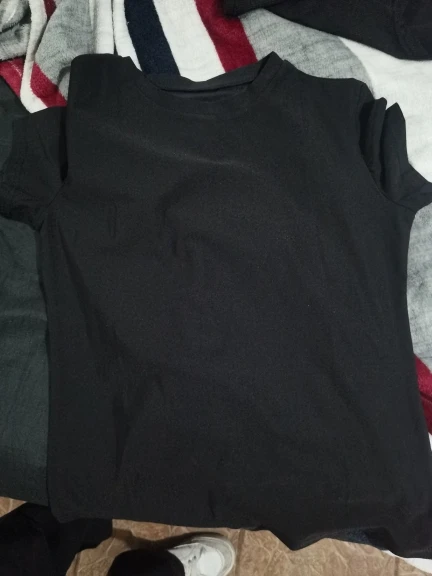 Luxe Polyester O-Neck Tee - Slim Fit Summer Essential photo review