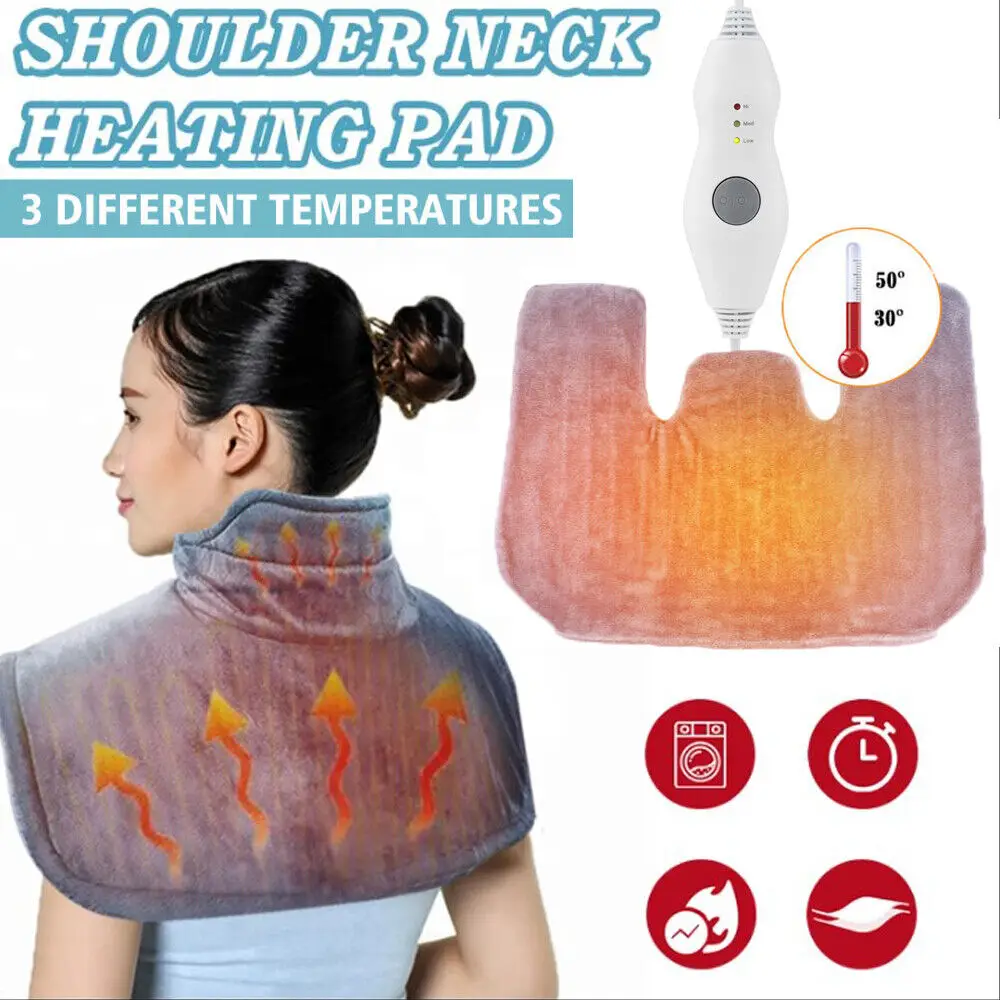 

Electric Heating Pad for Neck Back Pain Relief Shoulder Heating Shawl Wrap Pain Relief Heat Therapy Winter Thermal Blanket
