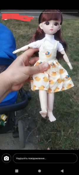 30cm Bjd Doll 12 Moveable Joints 1/6 Girl's Dress 3D Brown Eyes Toy with Clothes Shoes Kids Toys for Girl Children Gift photo review