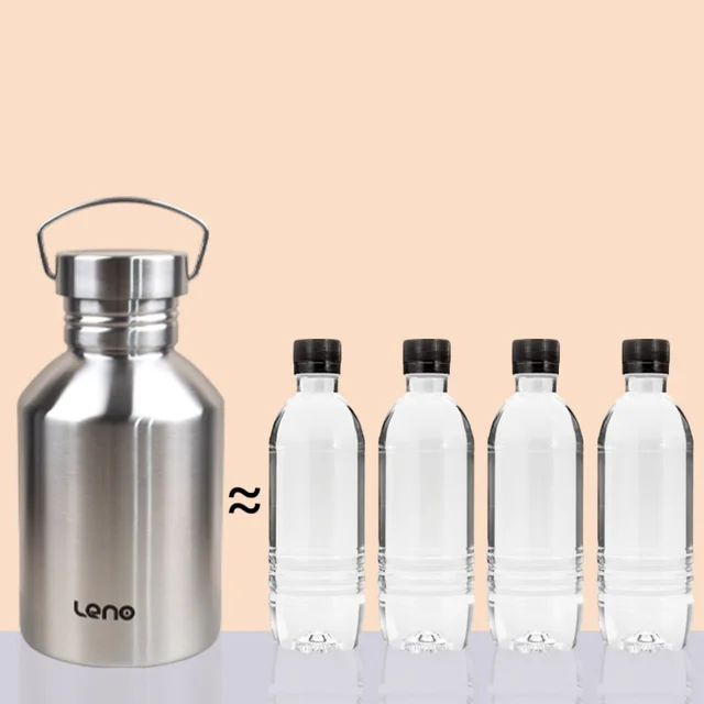 2L Drink Bottle for Sport Large Capacity Stainless Steel Sport Bottle Single-Layer Water Cup Metal Flask Drinkware Camping Sport 5