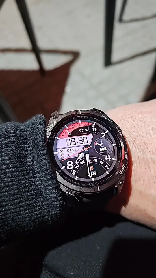 Nuevo reloj inteligente Zeblaze Stratos 4 GPS 2025, pantalla AMOLED de 1,43 ", brújula, altímetro barométrico, linterna, llamadas de voz, reloj inteligente photo review