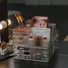 2 - Pack Clear Acrylic Makeup Storage Organizer. Each with 6 Stackable Drawers. Ideal Cute Desk Organizer for Vanity, Jewelry 5