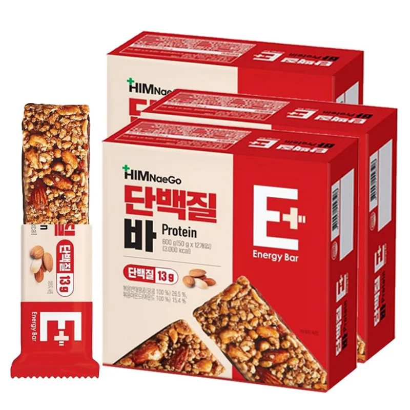 힘내고 단백질바 600g (50G*24) / 에너지바