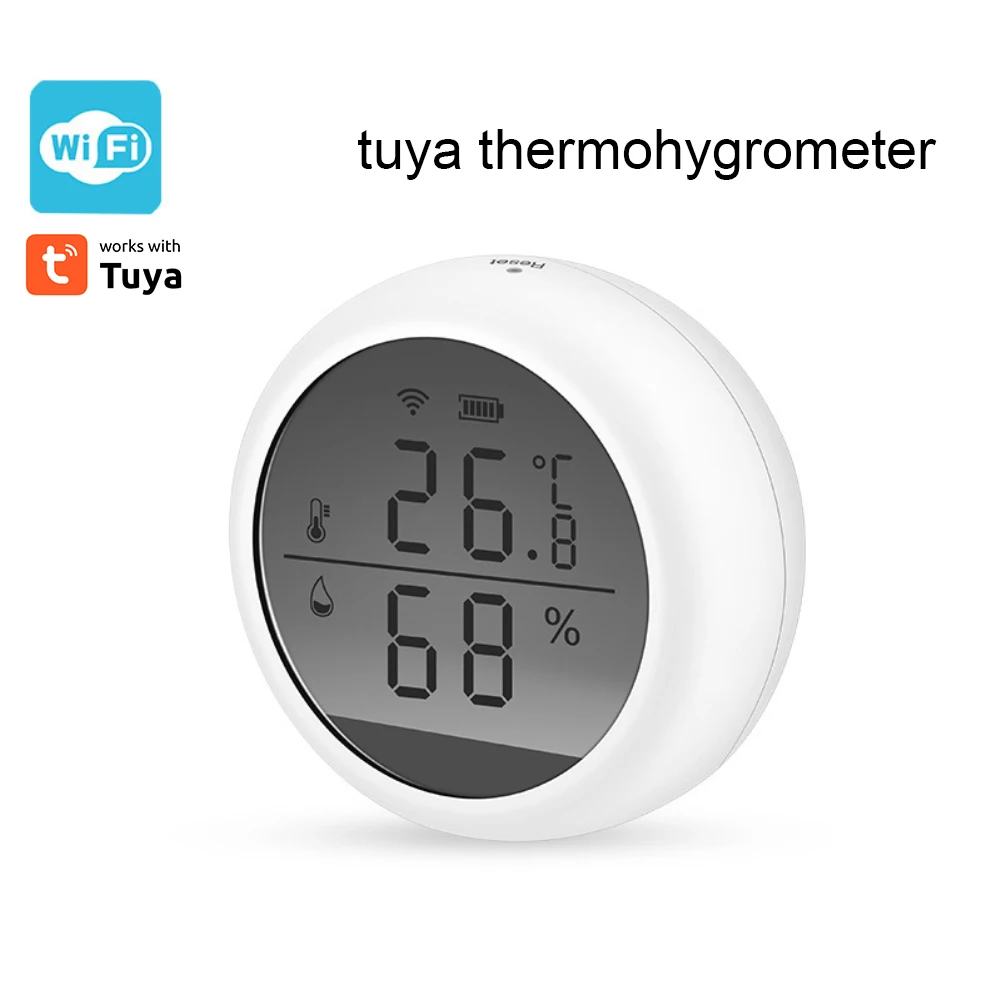 

Tuya Wifi Temperature And Humidity Sensor LCD Display For Smartlife Gateway Required Wireless Smart Home Thermometer Hygrometer