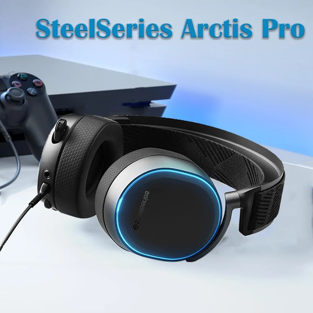 

SteelSeries Arctis Pro High Fidelity Gaming Headset - Hi-Res Speaker Drivers - DTS Headphone:X v2.0 Surround for PC