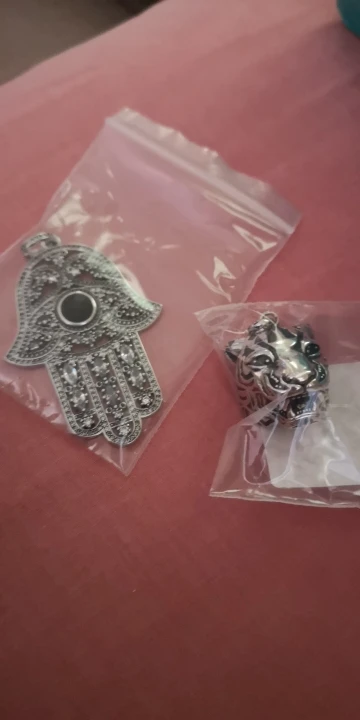 Three-Dimensional Blackened Tiger Pendant