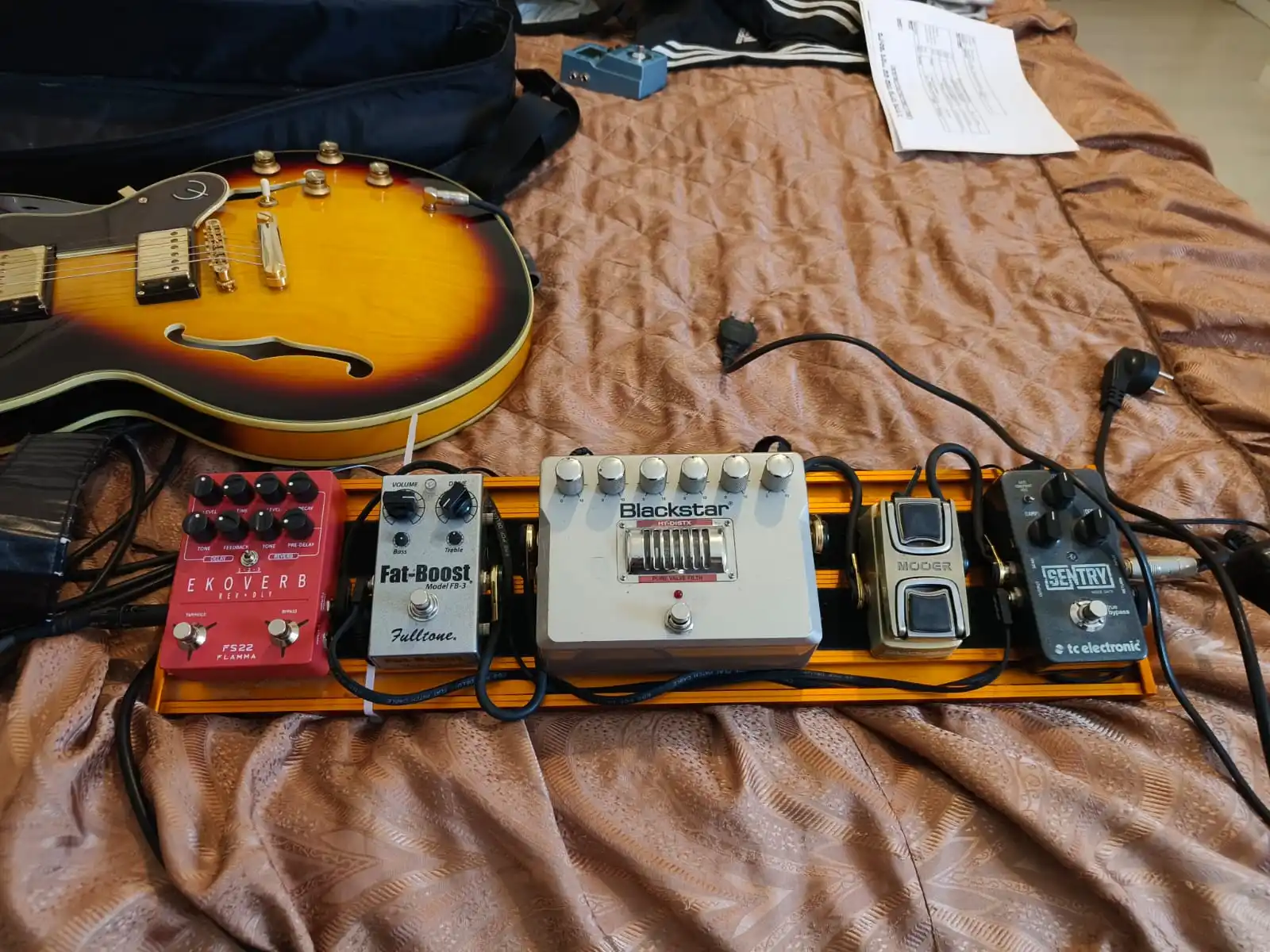 FLAMMA FS22 Ekoverb Dual Reverb Delay Pedal with Freeze and Trail