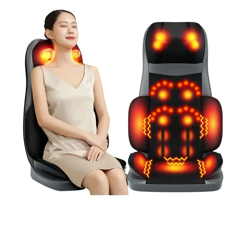 Electric Massage Chair with Heating and Vibration for Full Body Relaxation