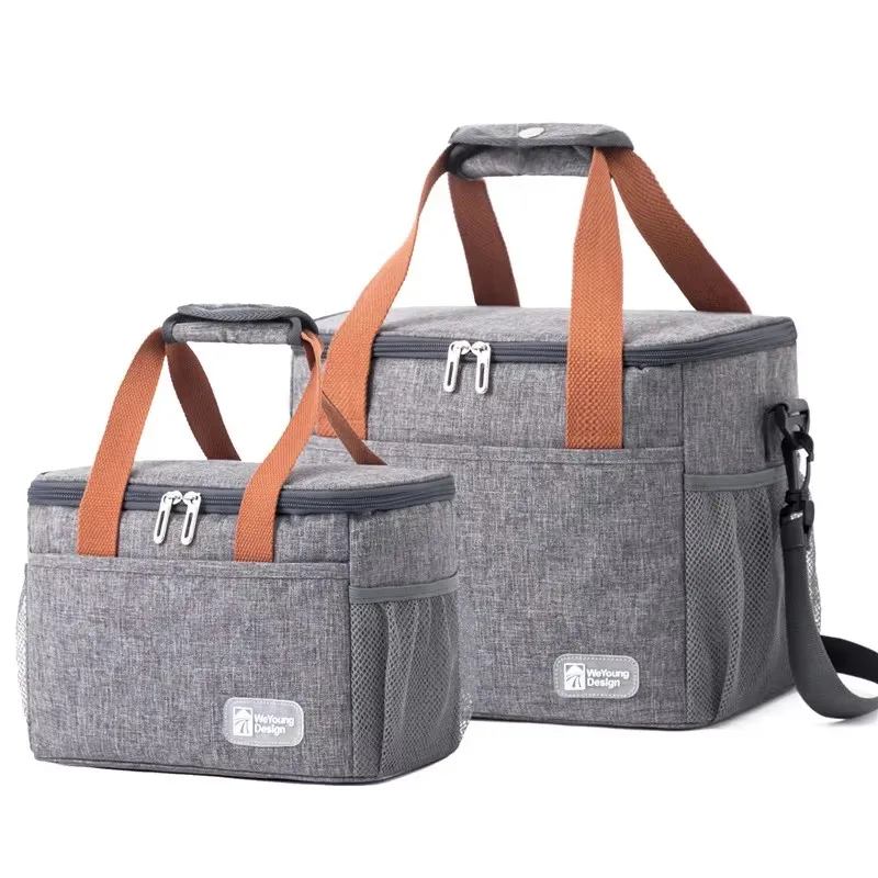 Women's Insulated Lunch Tote Bag - Durable Thermal Organizer for Picnics, Hiking, and Beach Outings