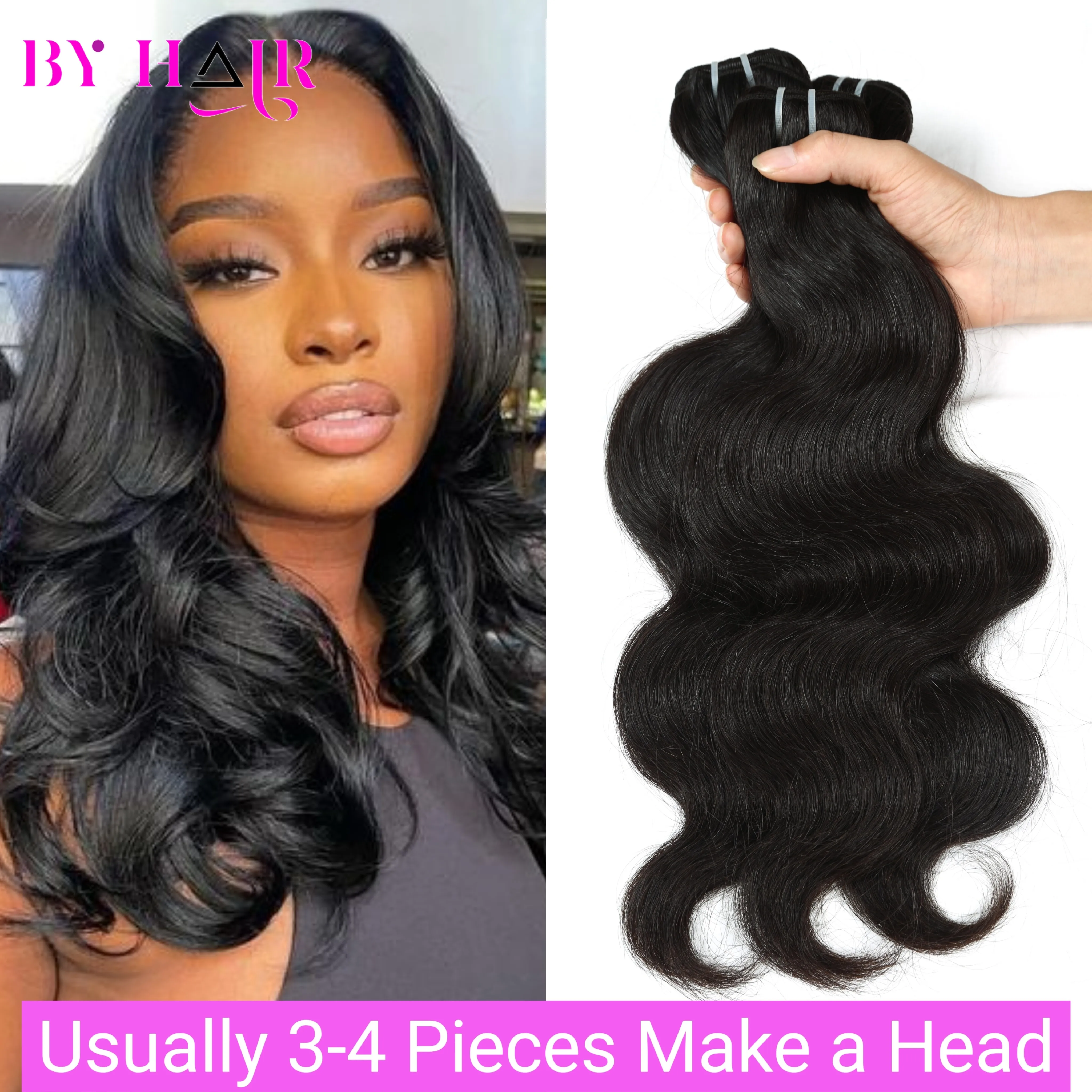 15A Super Double Drawn Virgin Body Wave Bundles Raw Human Hair Bundles Vietnamese Hair Thick Human Unprocessed Hair Extensions 2