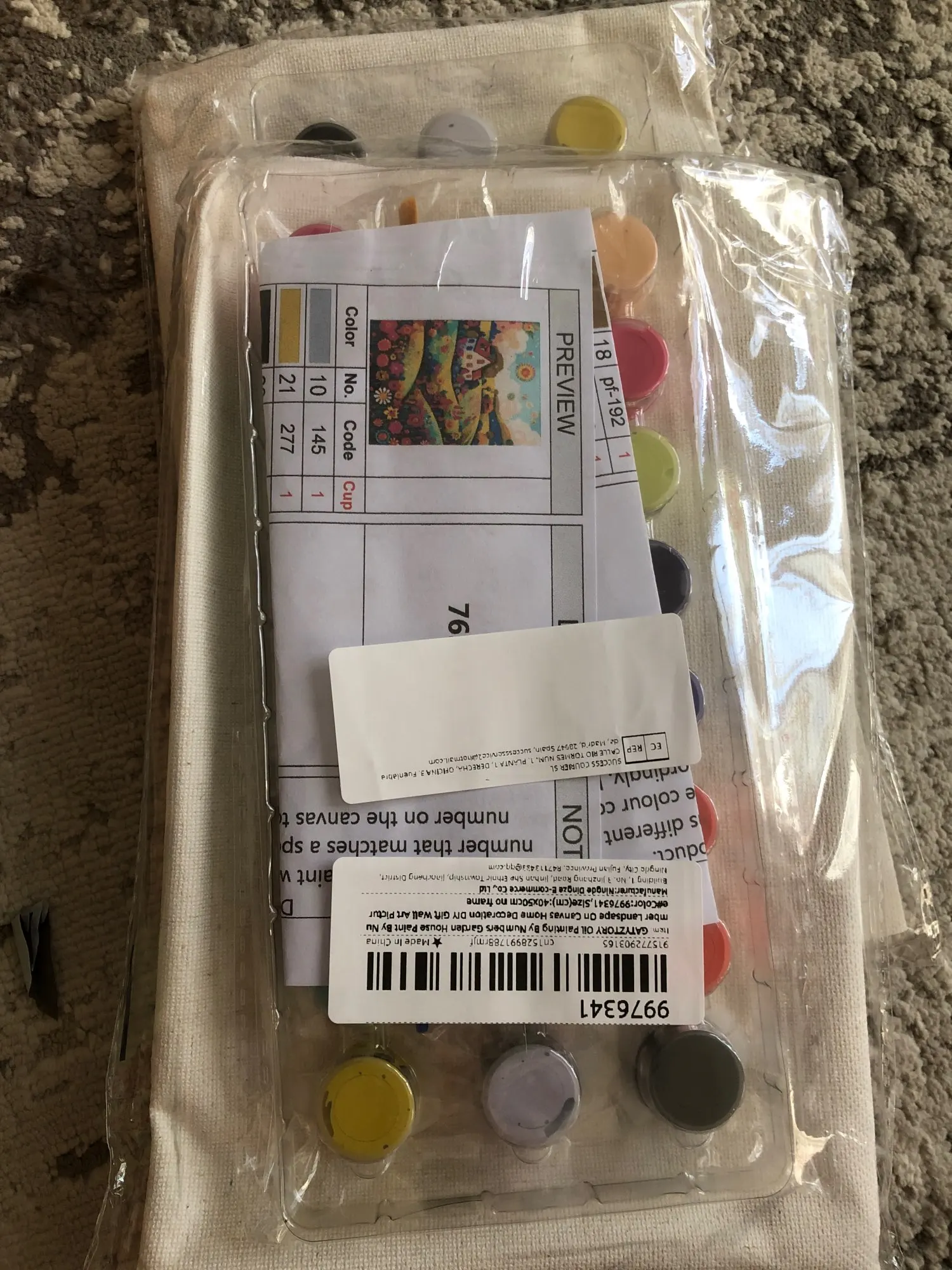 Garden House Oil Painting by Numbers | Relaxing Canvas Art Kit photo review