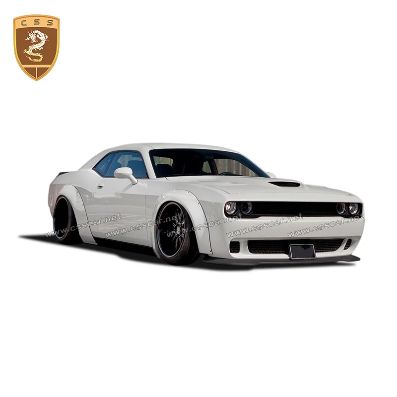 

Wide Body Kit For Dodge Challenger Hellcat Modify LB Design Front Rear Fender Flare Spoiler Car Accessories Tuning Set