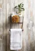 Rustic metal towel bar – farmhouse bathroom décor 6