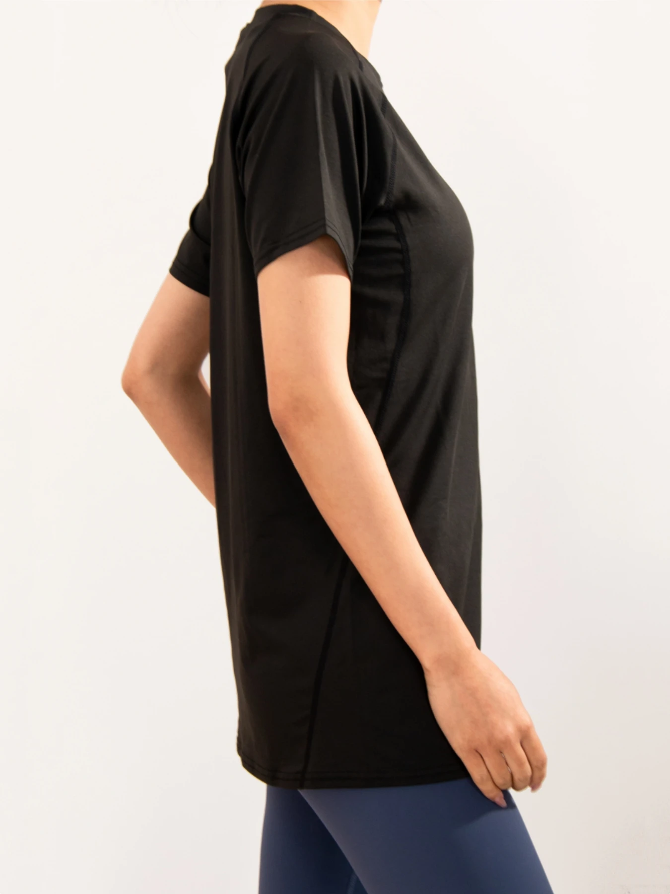 Quick Drying Sports T-Shirt - Women's Workout Tops | Breathable Yoga Shirt, Crew Neck Activewear